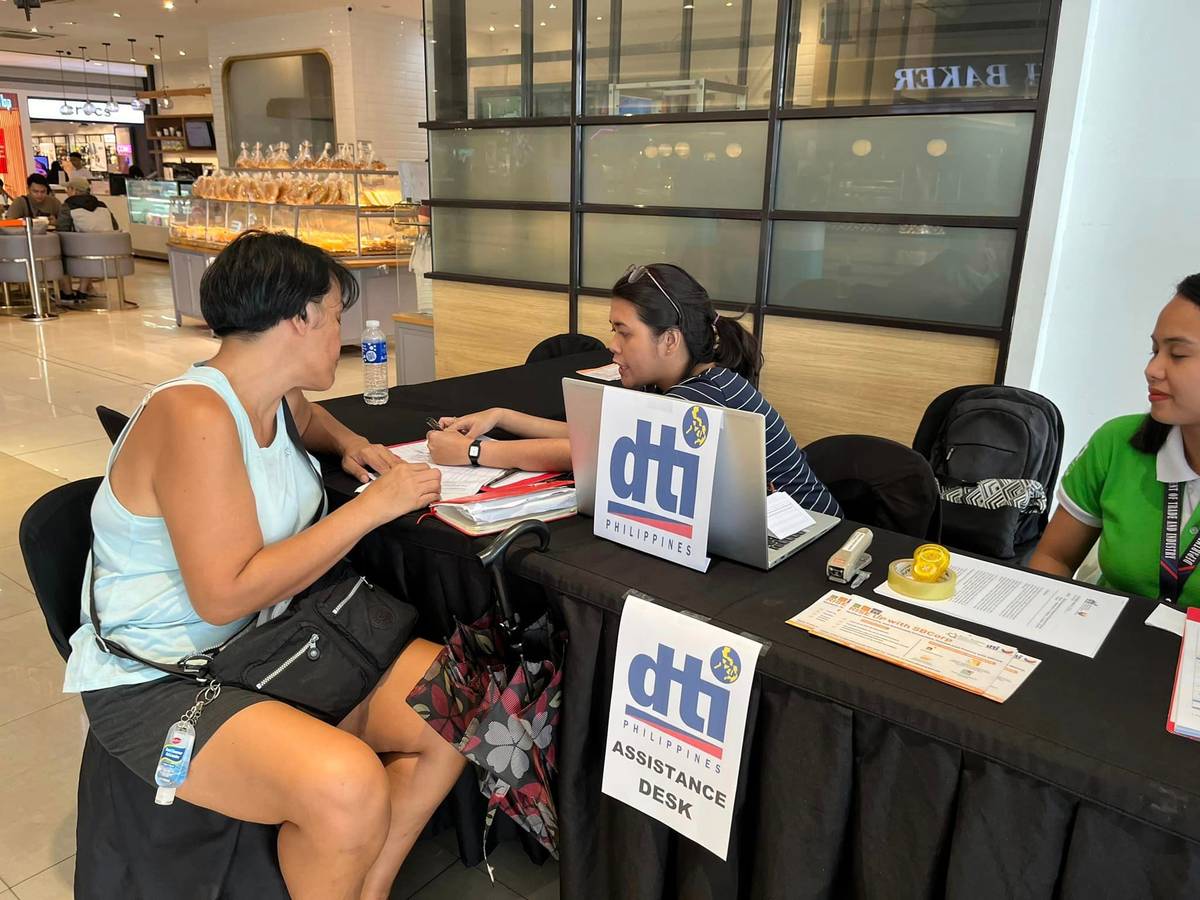 STAFF from the DTI assist business owners.